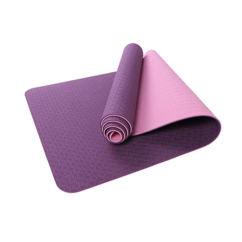 6mm Yoga Mat with posture line