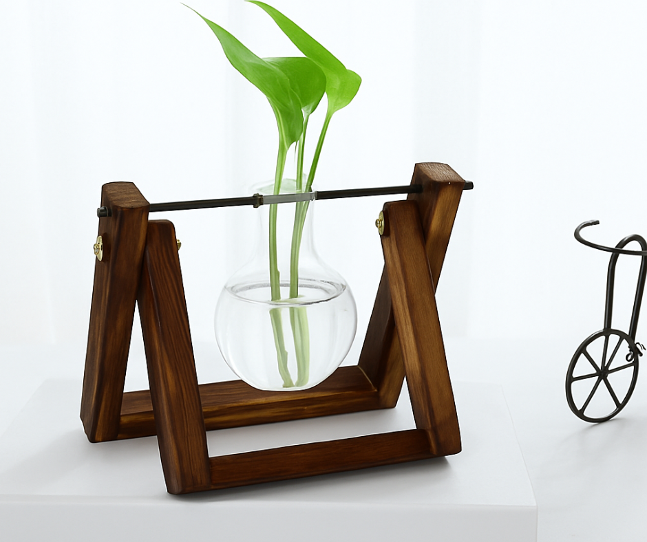 Glass Tabletop Plant Terrarium - Modern Minimalist Planter